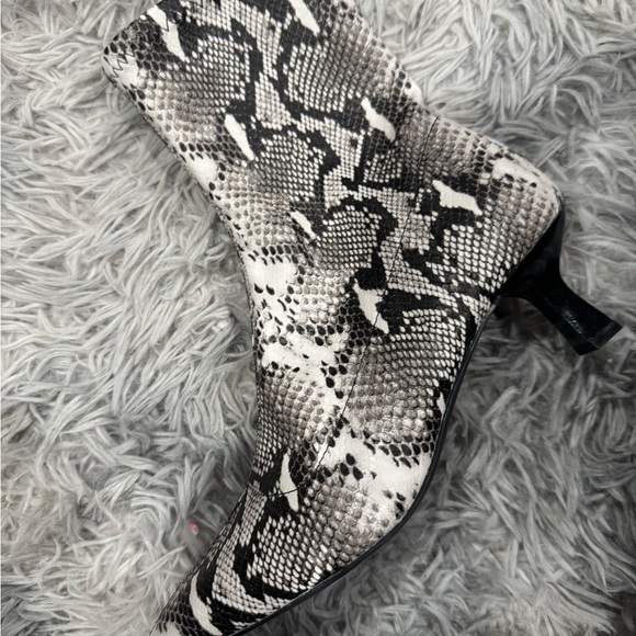 Snakeskin Ankle Boots - Picture 1 of 3